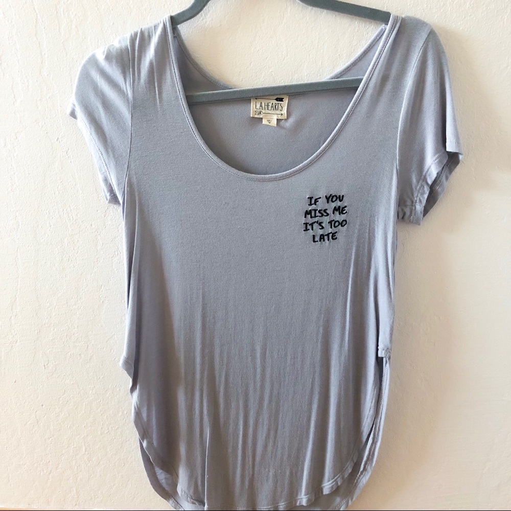 PACSUN Light Blue Top